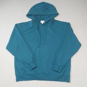 The Drop Hoodie Size Medium Turquoise